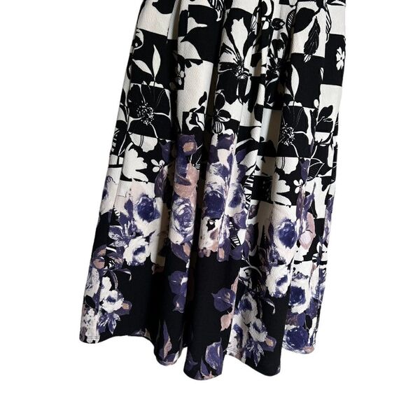 LuLaRoe Unicorn Dipped Floral Amelia Dress Size Small - Picture 3 of 7